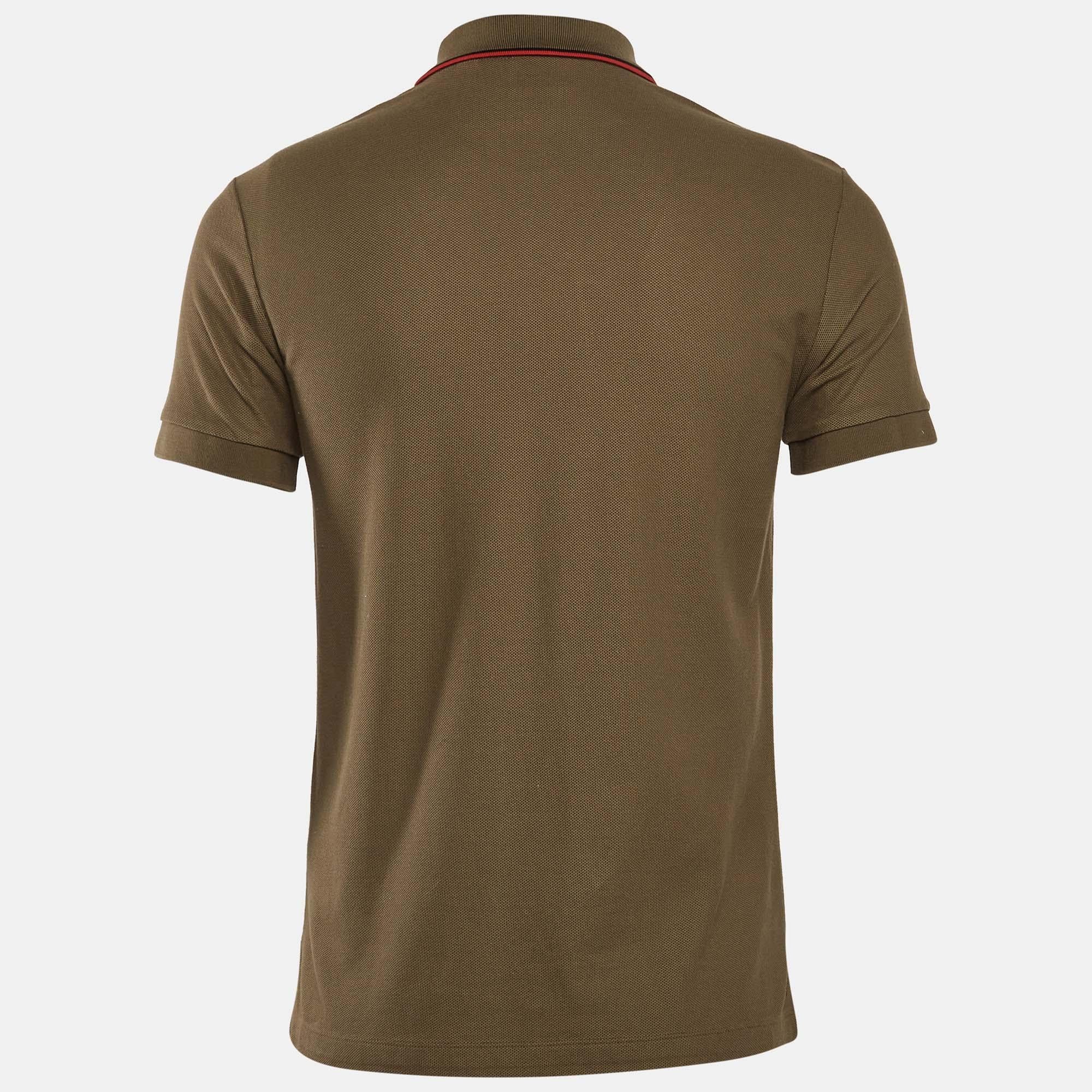 Polo t shirts have always been a classic pick for anyone. This iteration is tailored using the best fabrics for a comfortable fit. Complete your casual look with a pair of shorts and sneakers.