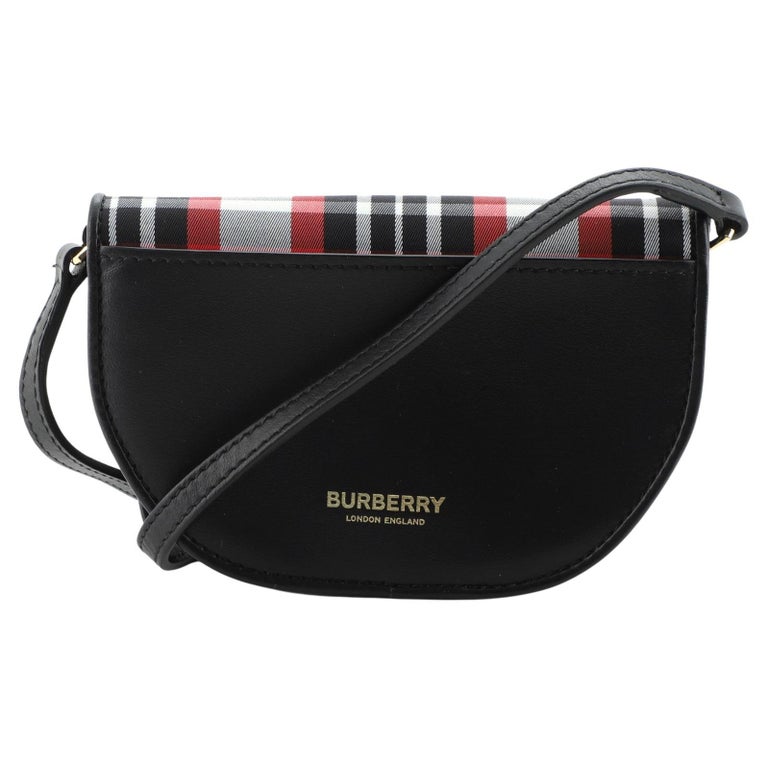 Burberry black Vintage Check Olympia Pouch