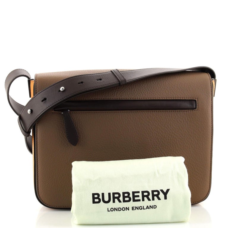 Burberry Olympia Messenger Bag Leather Small For Sale at 1stDibs