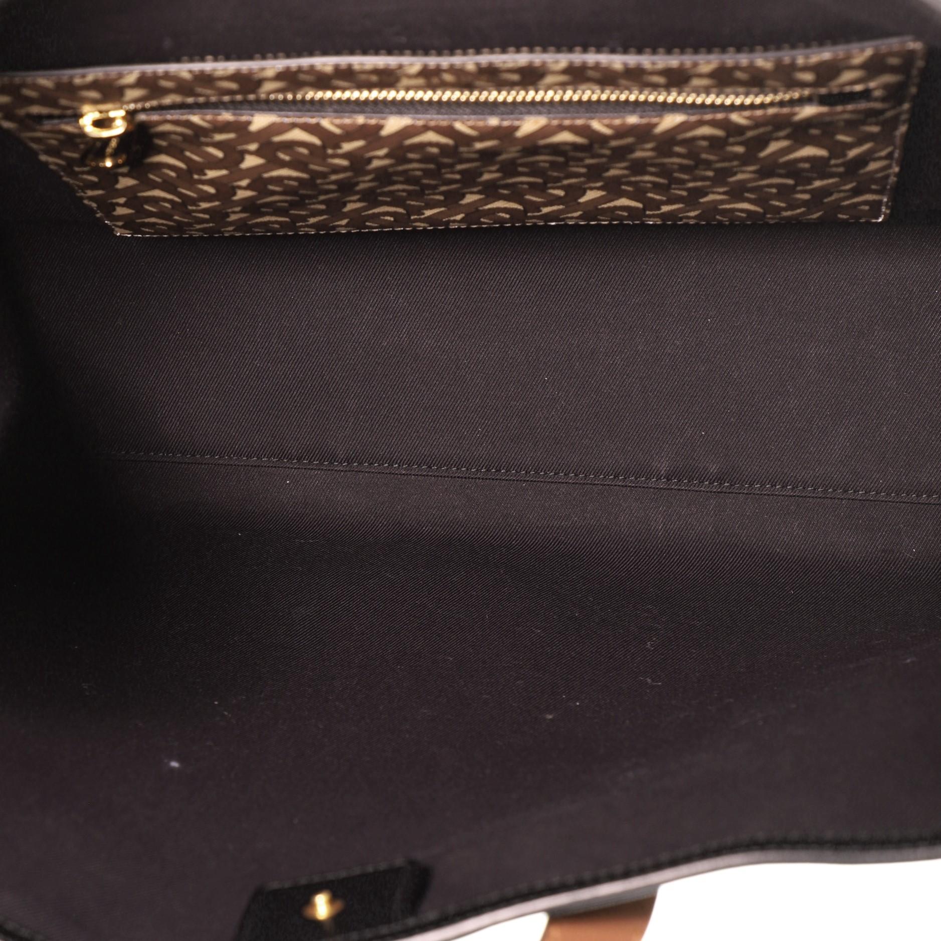 Burberry Open Tote Monogram E-Canvas Large 1