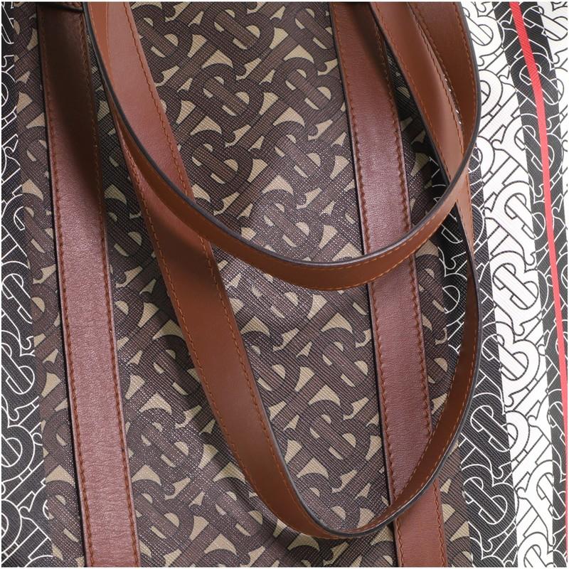 Burberry Open Tote Monogram E-Canvas Large 2