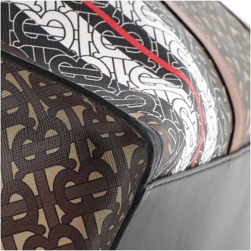 Burberry Open Tote Monogram E-Canvas Large 3