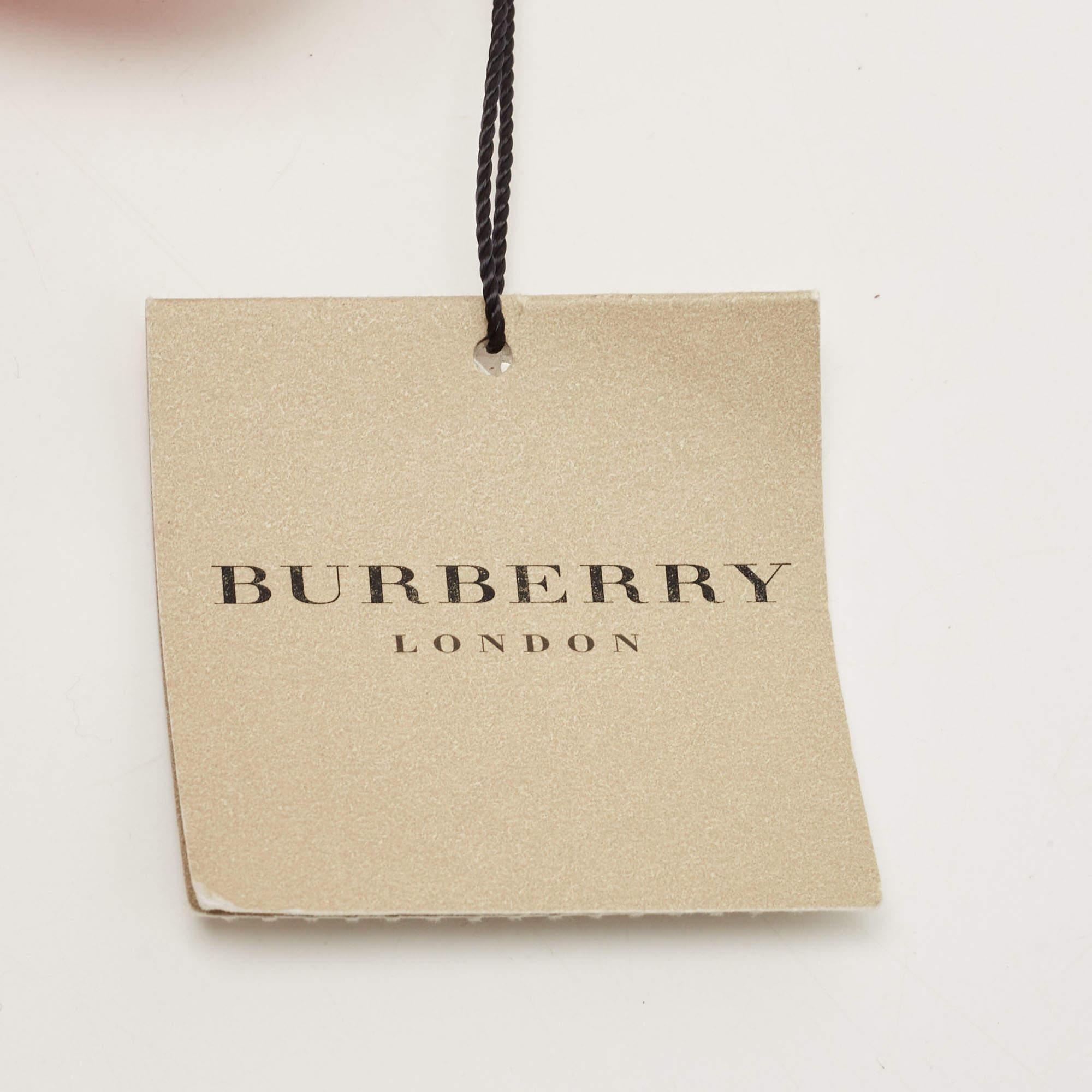 Burberry Orange Leather Shoulder Bag 4