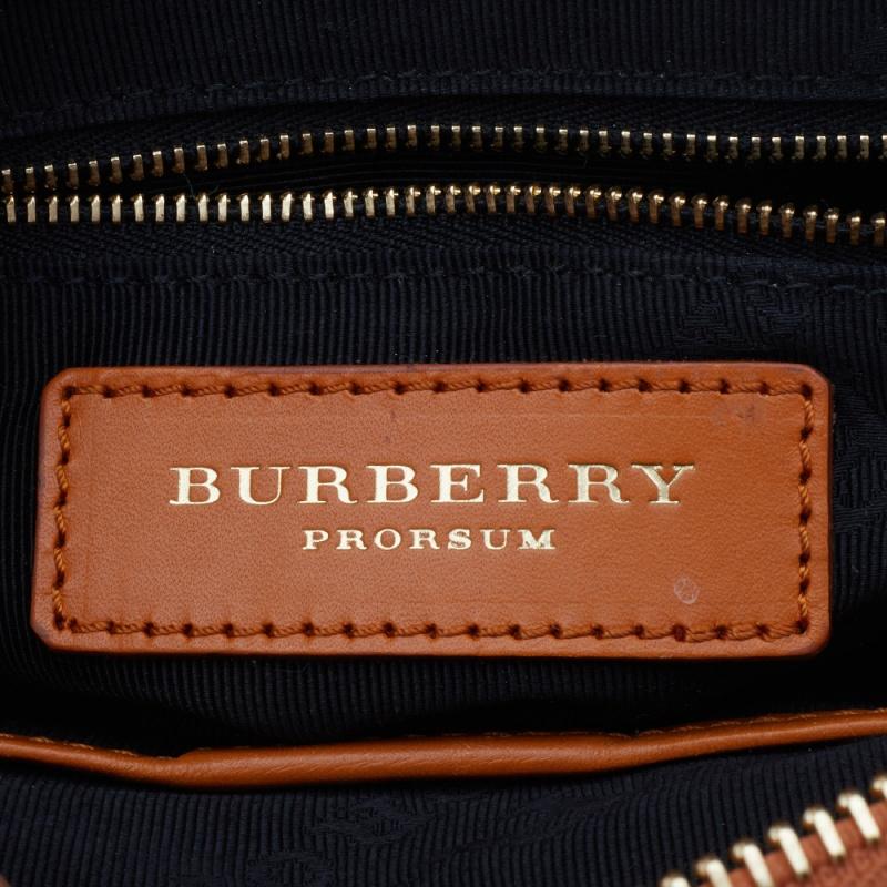 Burberry Orange Leather Small Bow Detail Satchel 1