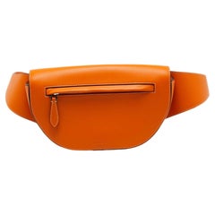 Burberry Orange Leather Small Olympia Bumbag Belt Bag