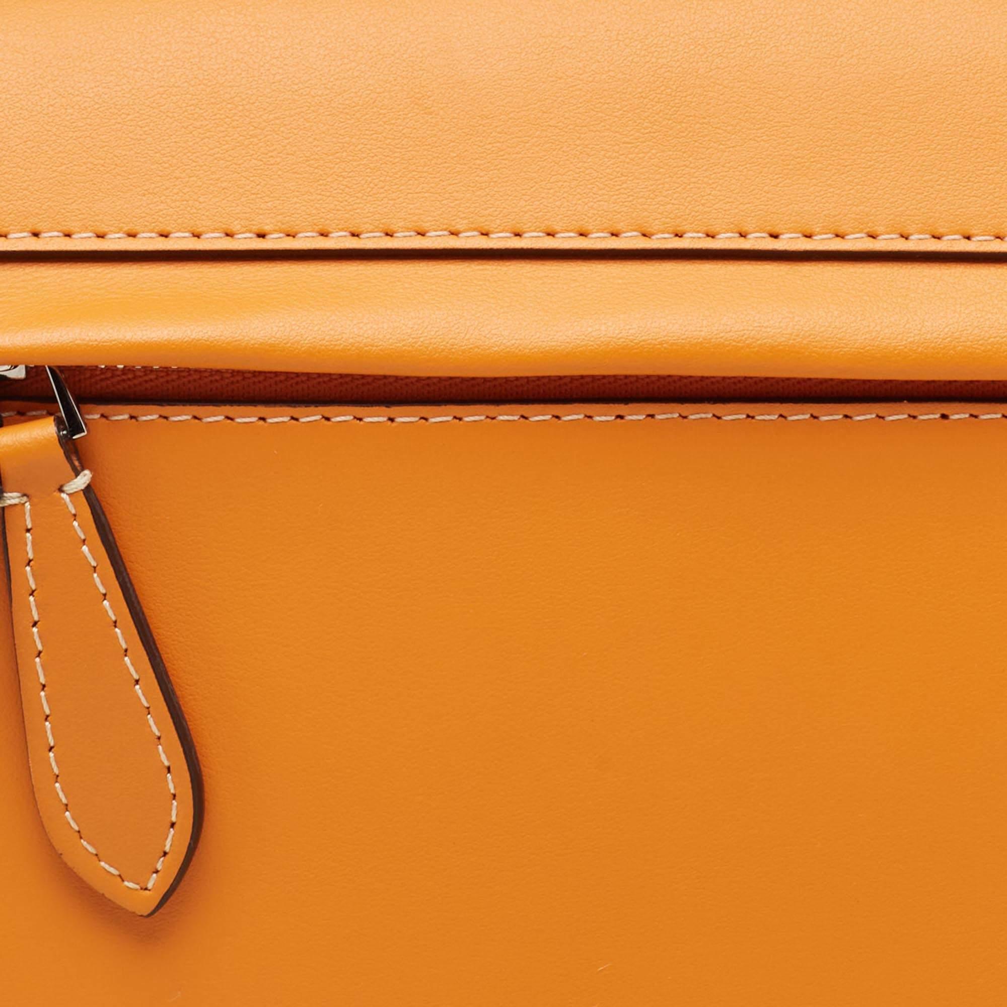 Riñonera Olympia Pequeña Piel Naranja Burberry 1
