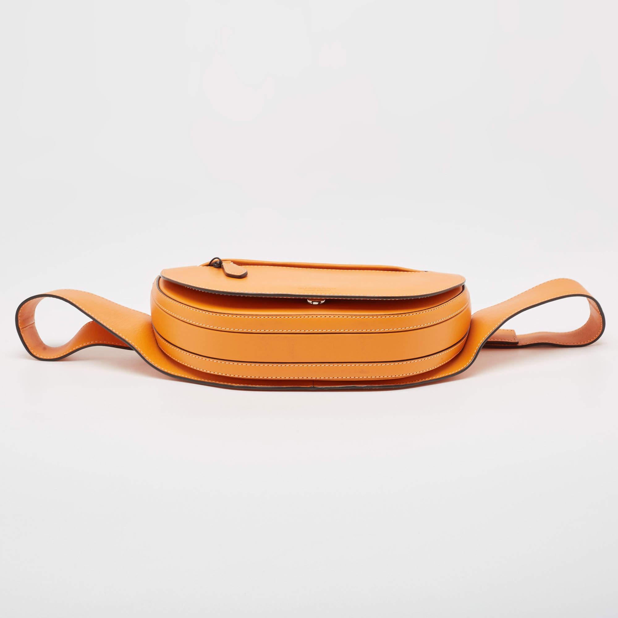 Riñonera Olympia Pequeña Piel Naranja Burberry 2
