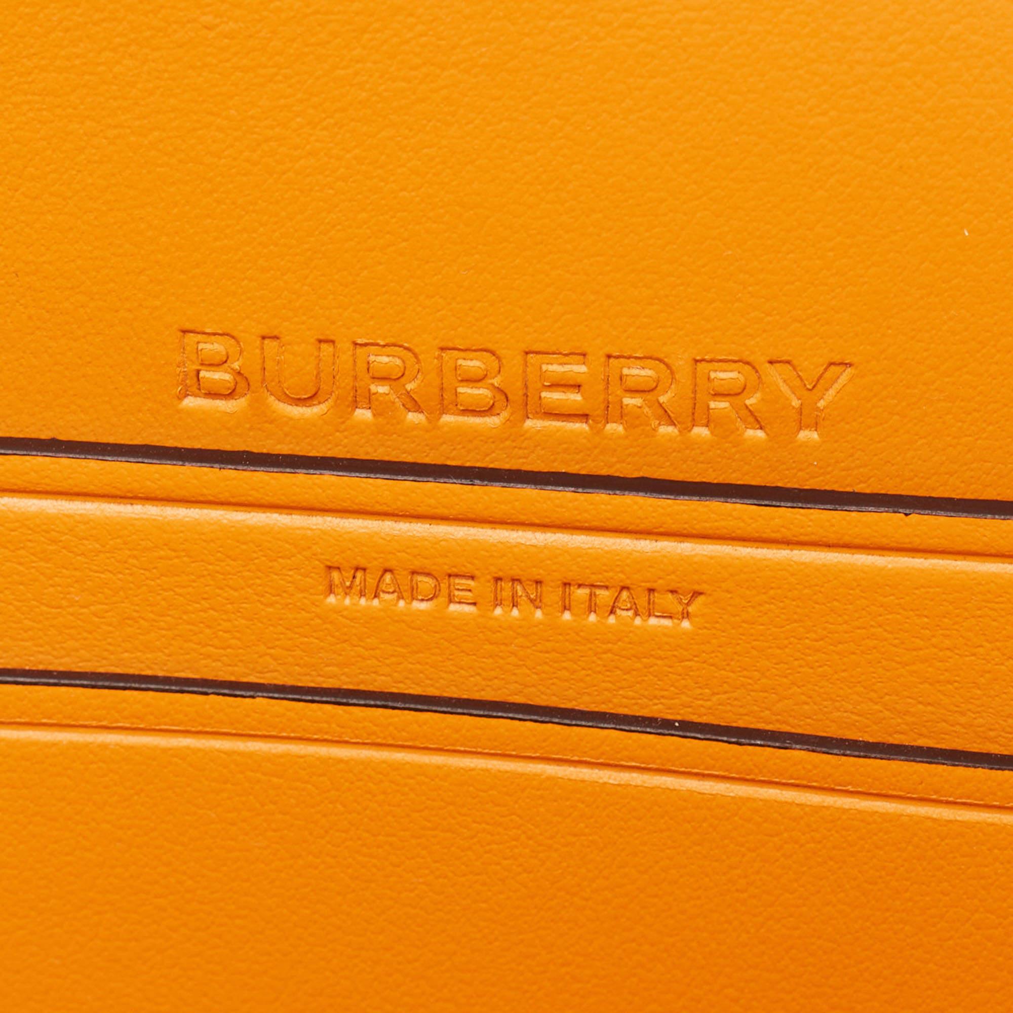 Riñonera Olympia Pequeña Piel Naranja Burberry 4
