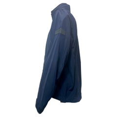 Burberry Packaway Kapuzenjacke aus Taft mit Formgedächtnis in Marineblau aus Polyester