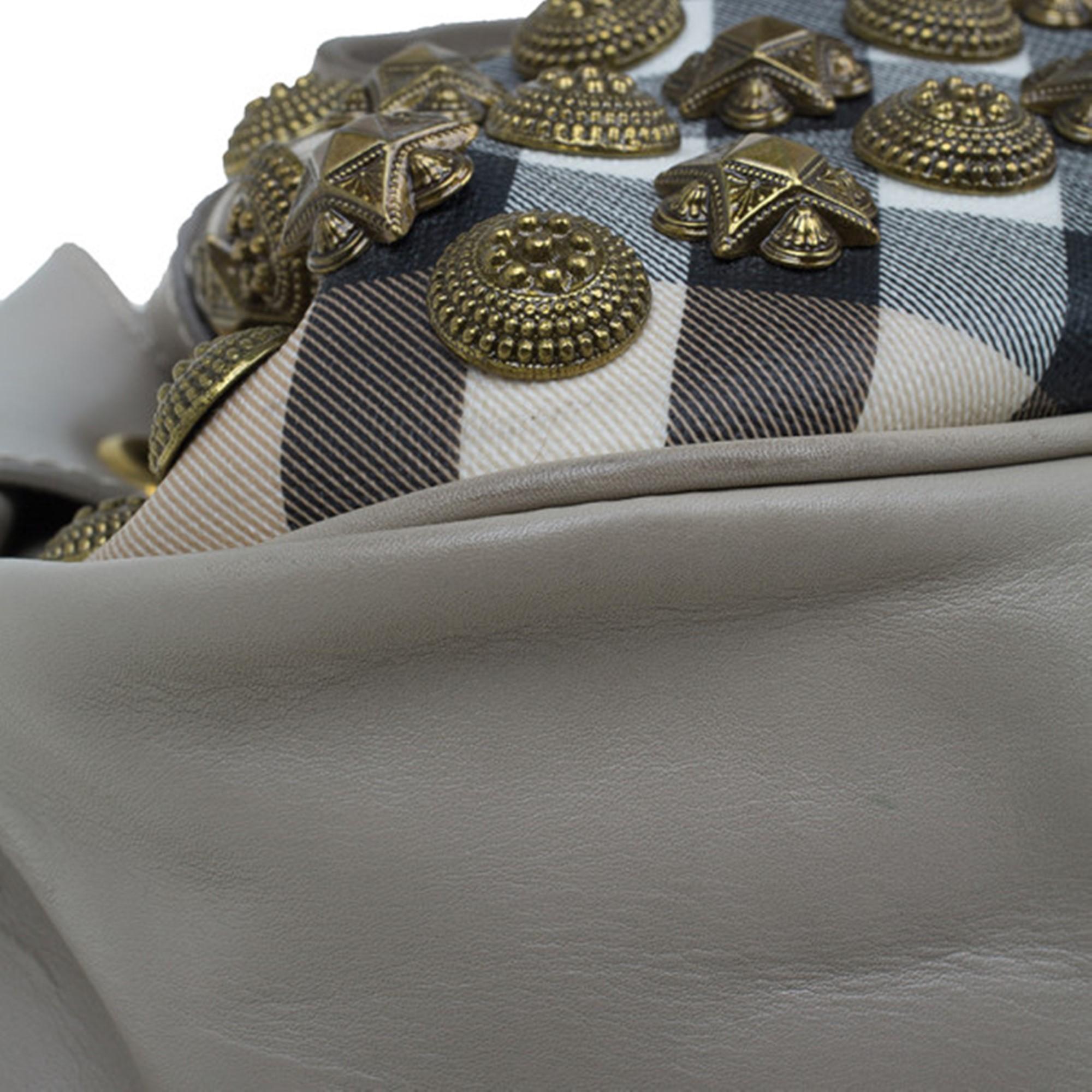 Burberry Pastel Nova Check Warrior Studded Hobo 5