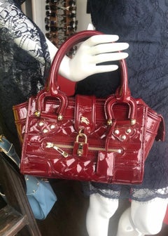 Burberry Patent Leather Handbag