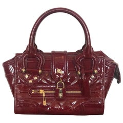 Burberry Patent Leather Handbag