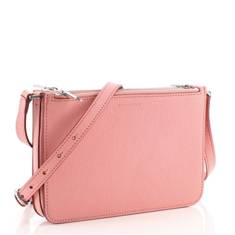 Burberry triple outlet zip crossbody