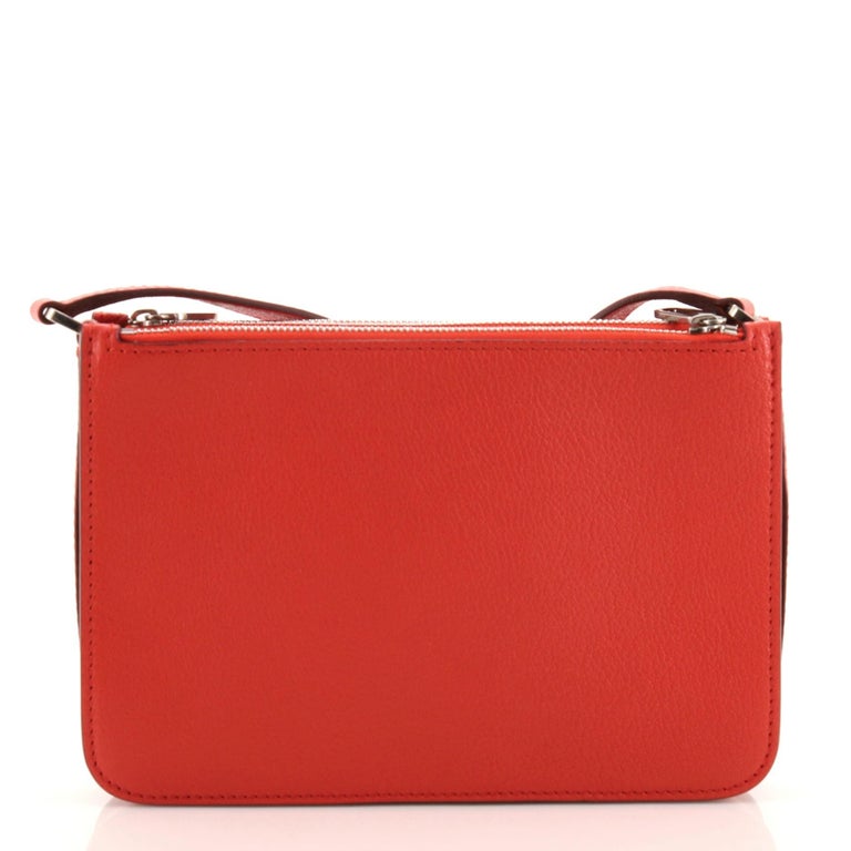 Burberry Penhurst Triple Zip Crossbody Leather Small at 1stDibs