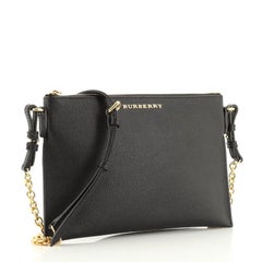 Burberry Peyton Crossbody Bag Textured Leather