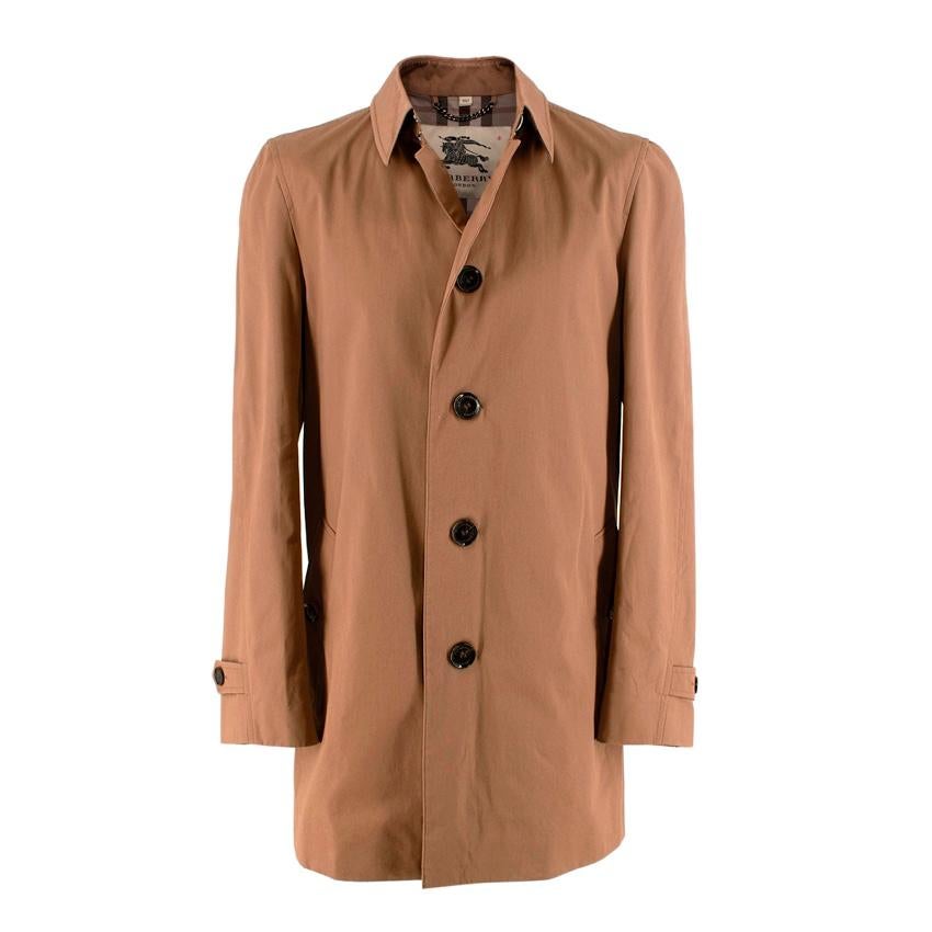 Burberry Camel Cashmere Blend Coat - Size XS For Sale at 1stDibs