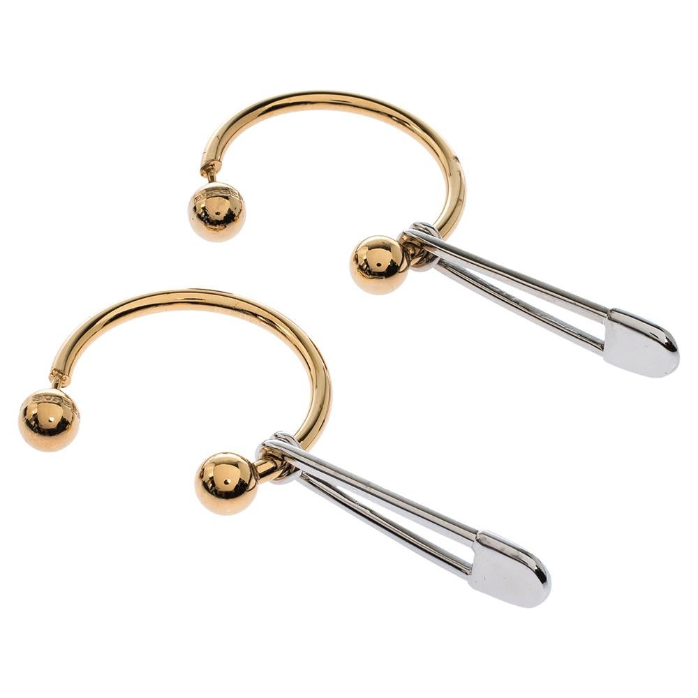 burberry earrings hoops