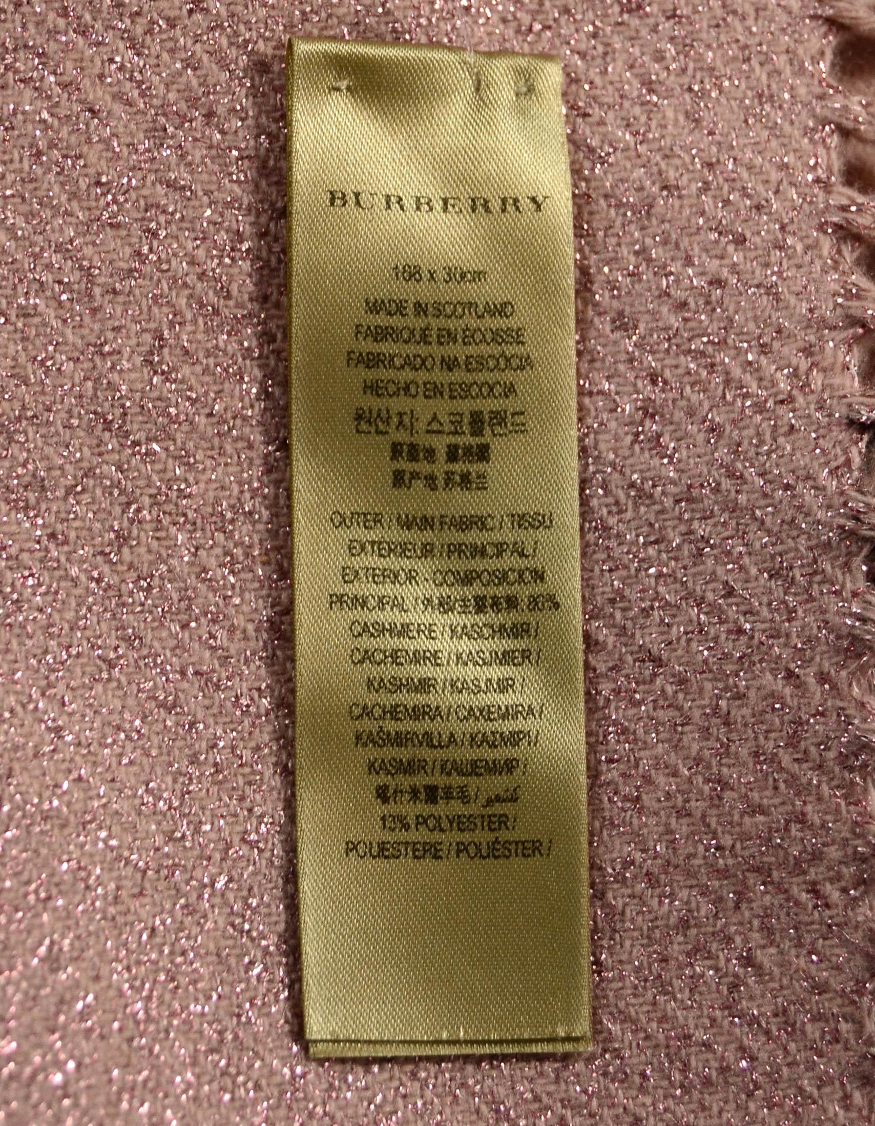 black burberry scarf
