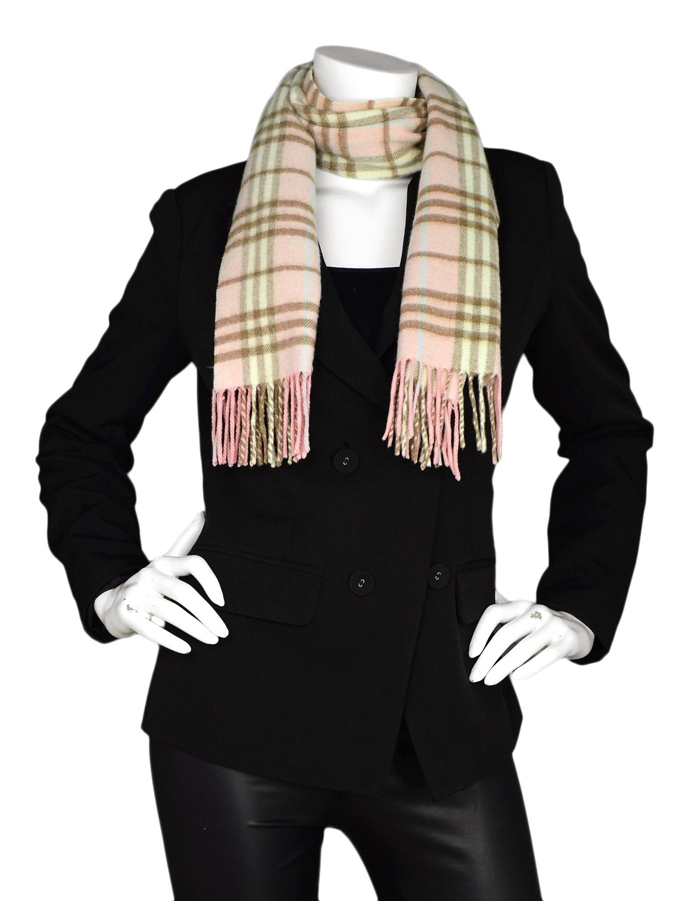 brown and pink scarf
