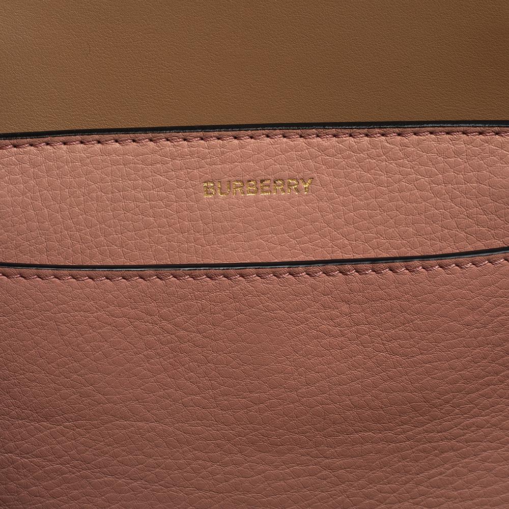 Burberry Pink Leather Small Triple Stud Belt Bag 3