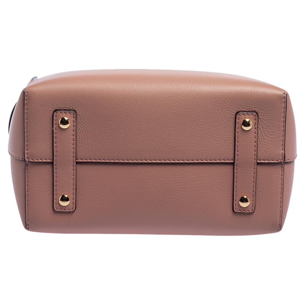 Burberry Pink Leather Small Triple Stud Belt Bag 4