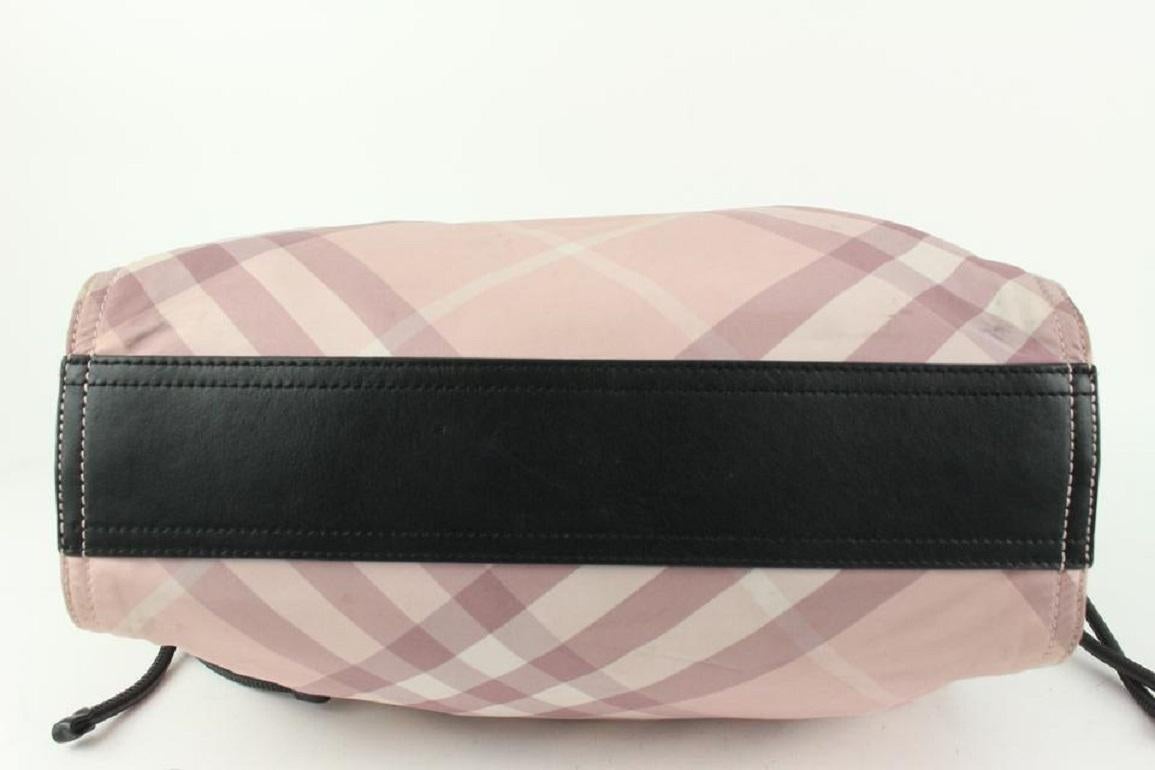 Women's Burberry Pink Nova Check Shopper Tote Bag 928bur79 For Sale