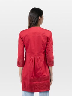 Burberry Pink Zip Up Mid Length Coat Size S