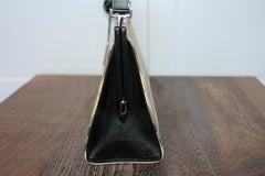 Burberry Plaid Canvas Handbag