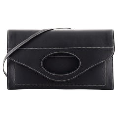 Burberry Pocket Shoulder Bag Leather Small