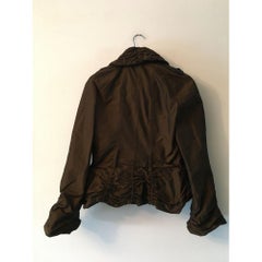 Burberry Polyester Trench Coat in Brown