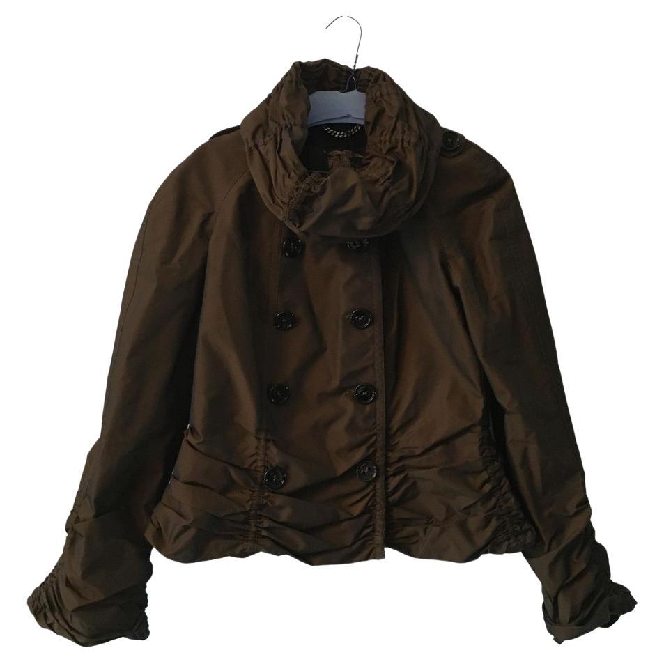 Burberry - Imperméable en polyester marron en vente