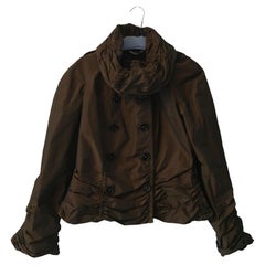 Used Burberry Polyester Trench Coat in Brown
