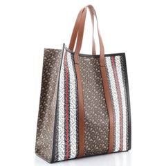 Burberry Portrait Tote Monogram E-Canvas Medium