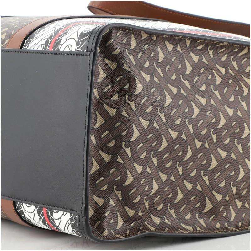 Burberry Portrait Tote Monogram E-Canvas Medium 1