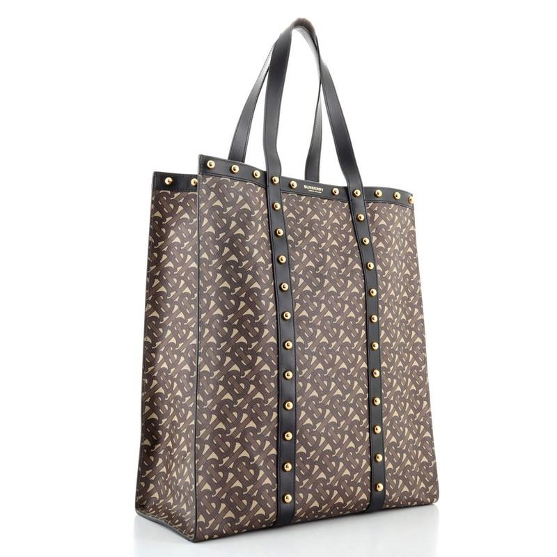 the studded monogram medium tote bag
