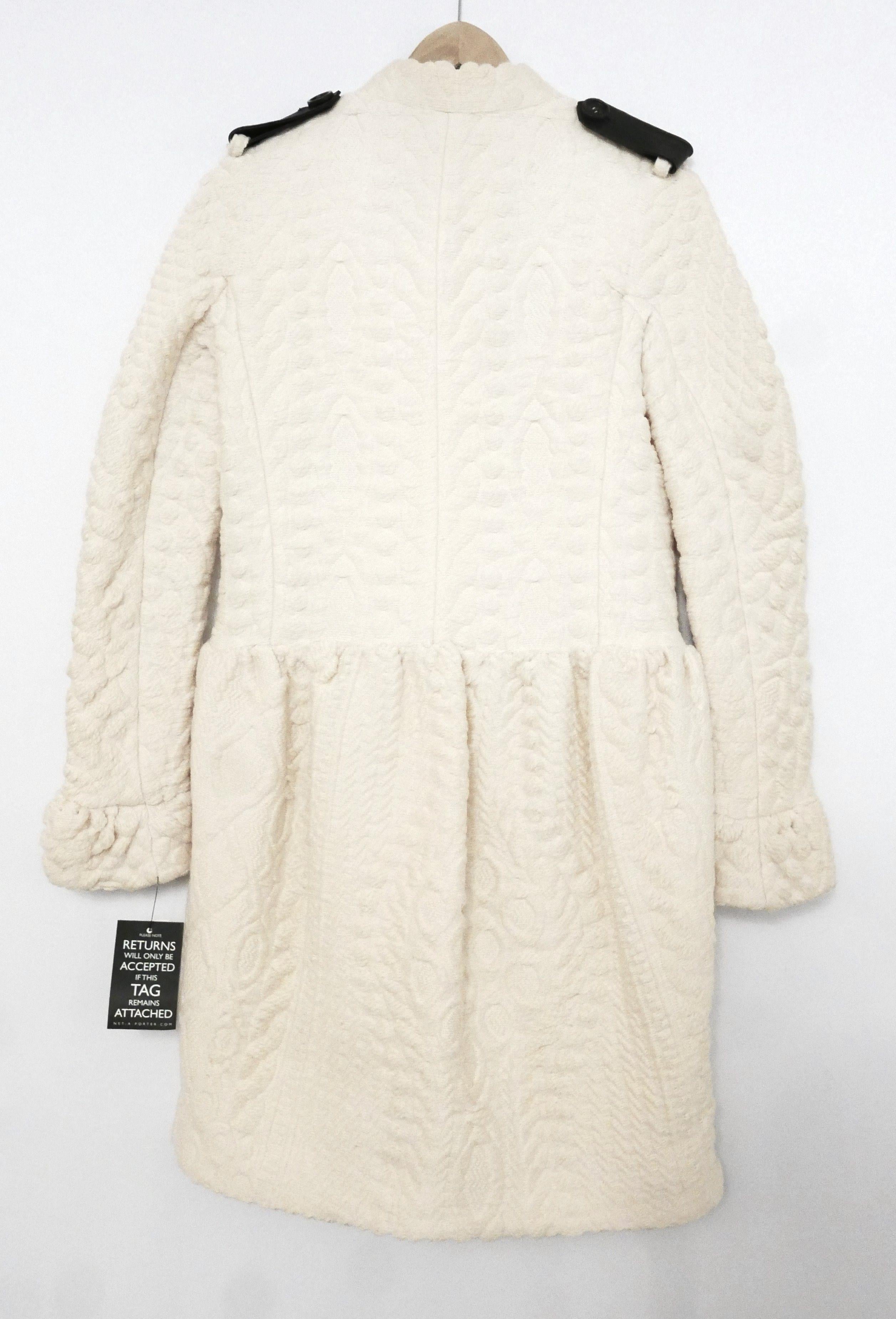 Burberry Prorsum AW11 Trenca de punto por cable en venta 1