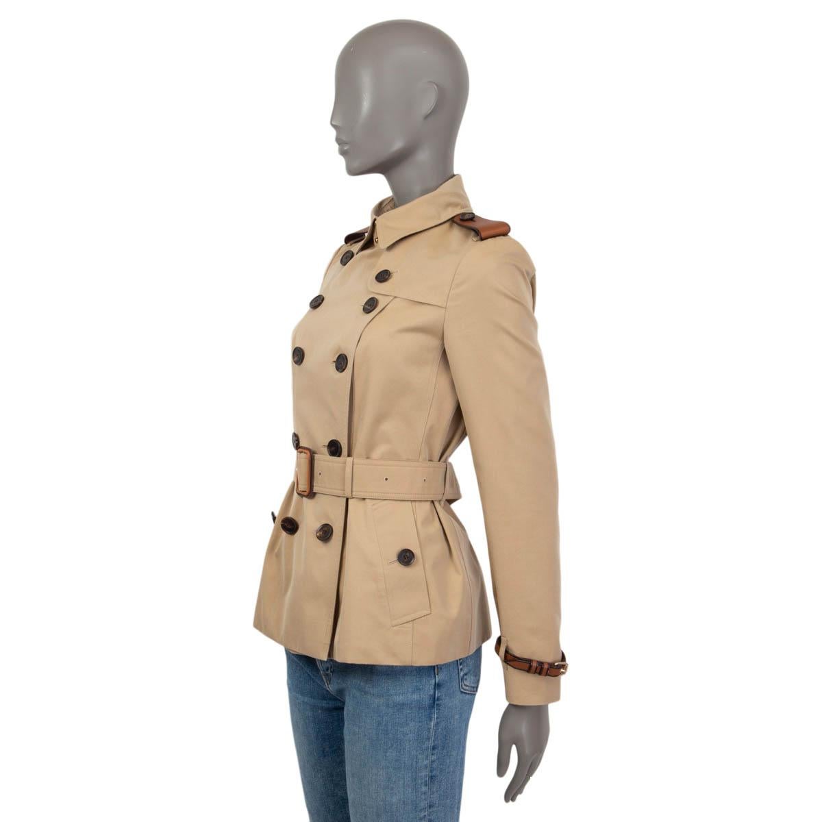 burberry cotton coat beige