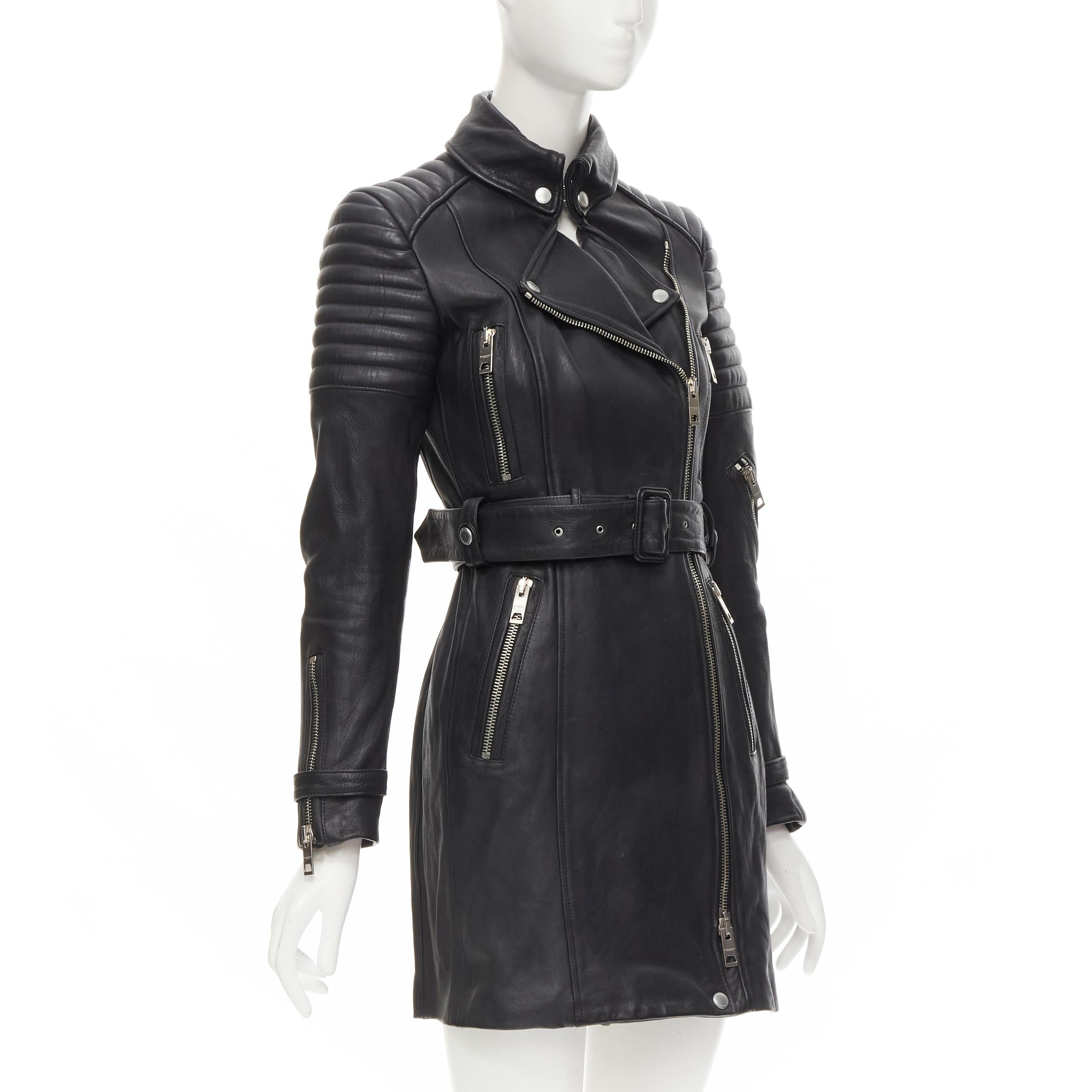 biker trench coat