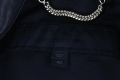 Burberry Prorsum Black Runway Moto Motorcycle 59burz1009 Jacket