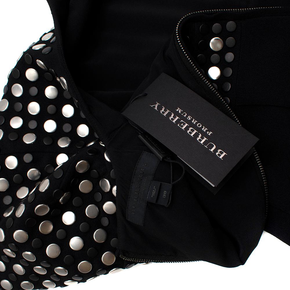 Burberry Prorsum Black Studded Gown - Size US 2 2