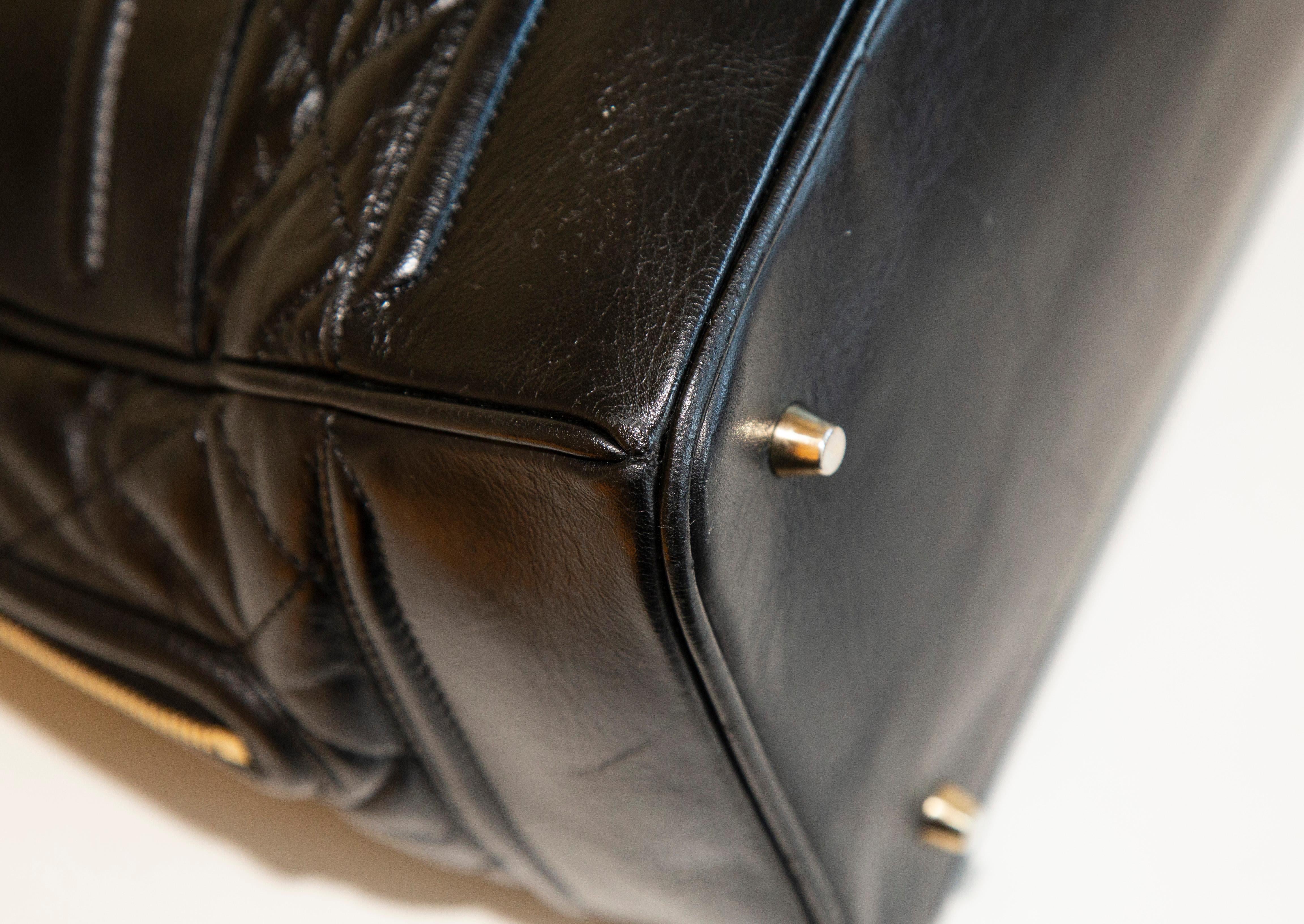 Bolso Burberry Prorsum Brit En Piel Acolchado Negro en venta 11