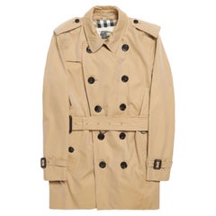 Burberry Prorsum  Trench-coat en coton à boutons marron