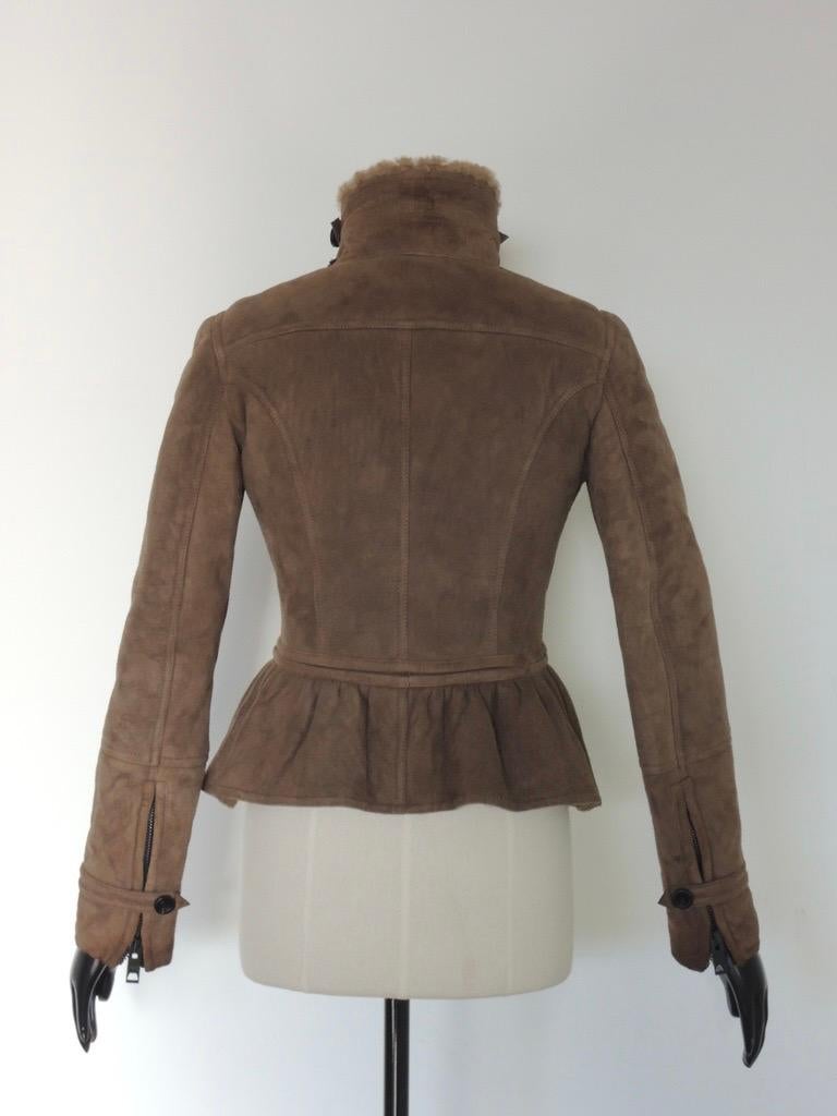 burberry peplum jacket