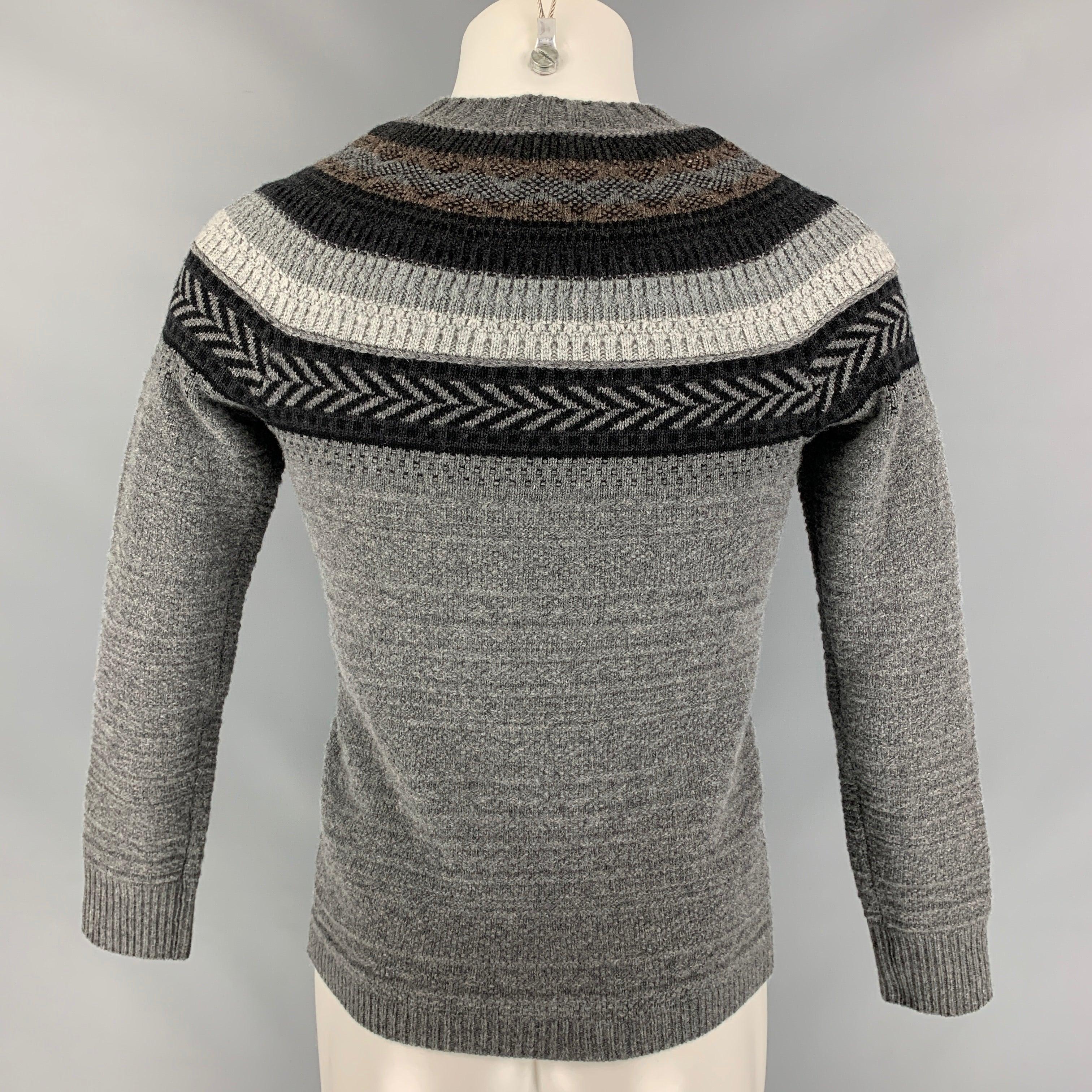 BURBERRY PRORSUM by Christopher Bailey Fairisle Lambswool / Cashmere Sweater 1