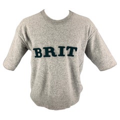 BURBERRY PRORSUM by Christopher Bailey Fall 2011 Size M Grey Brit Pullover