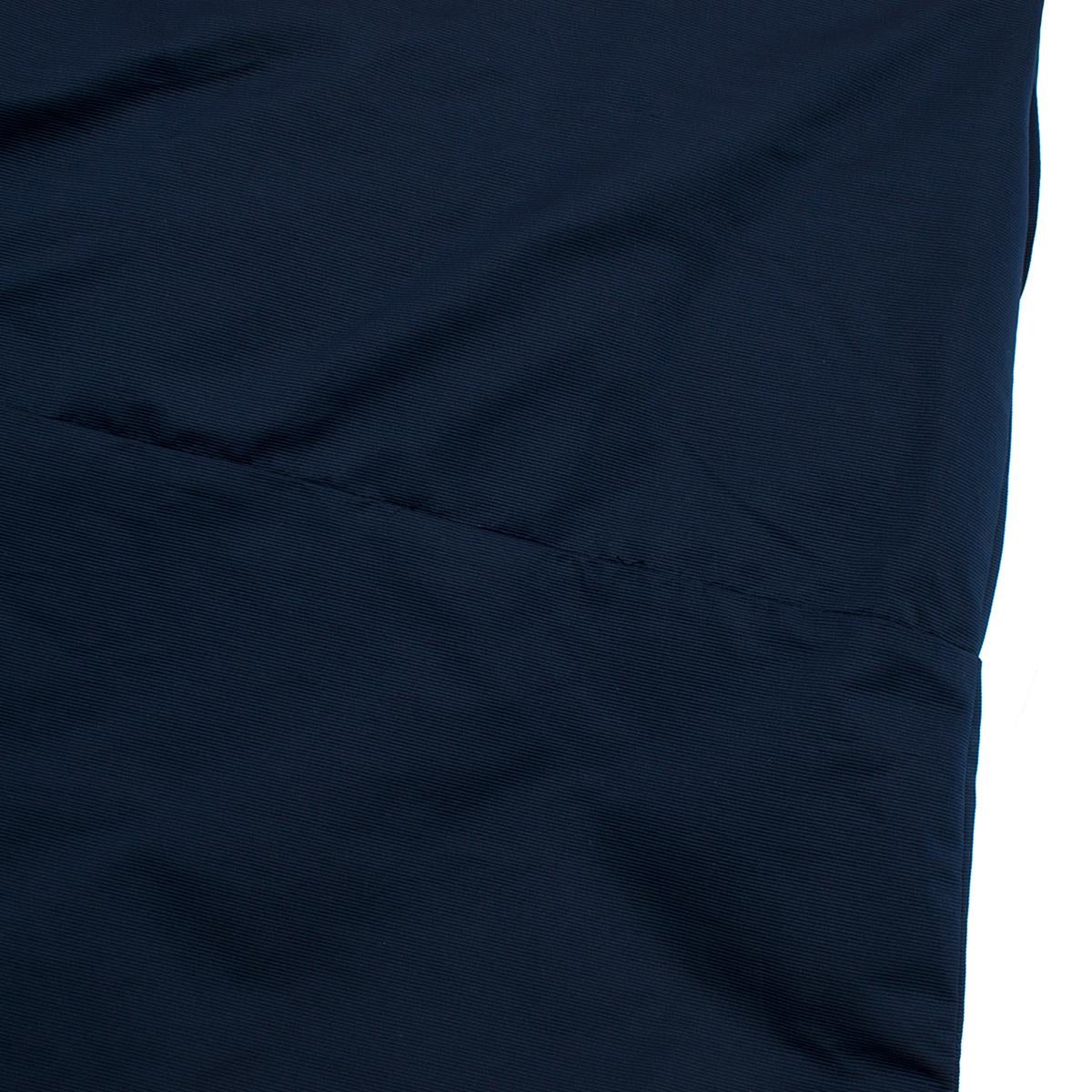 Black Burberry Prorsum Dark Blue Puff Sleeve Dress - Size Medium For Sale