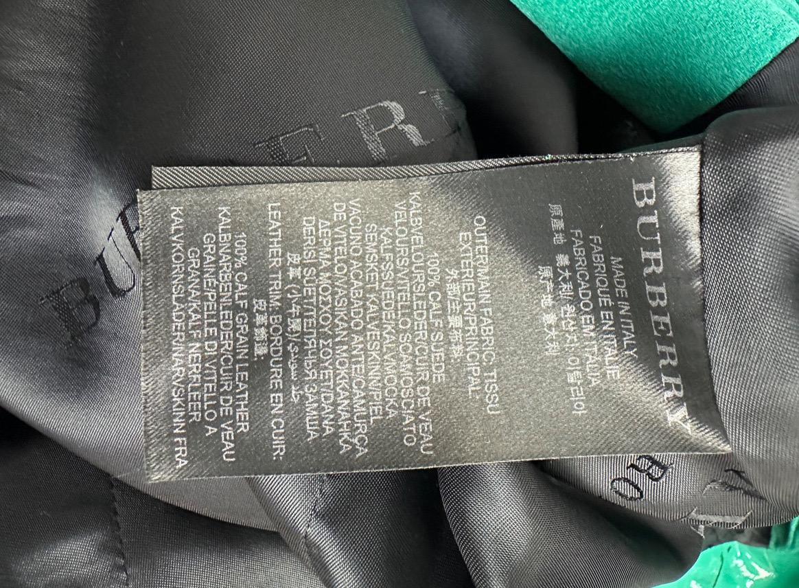 Burberry Prorsum Coates Dégradé en daim Taille 42 Pour femmes en vente