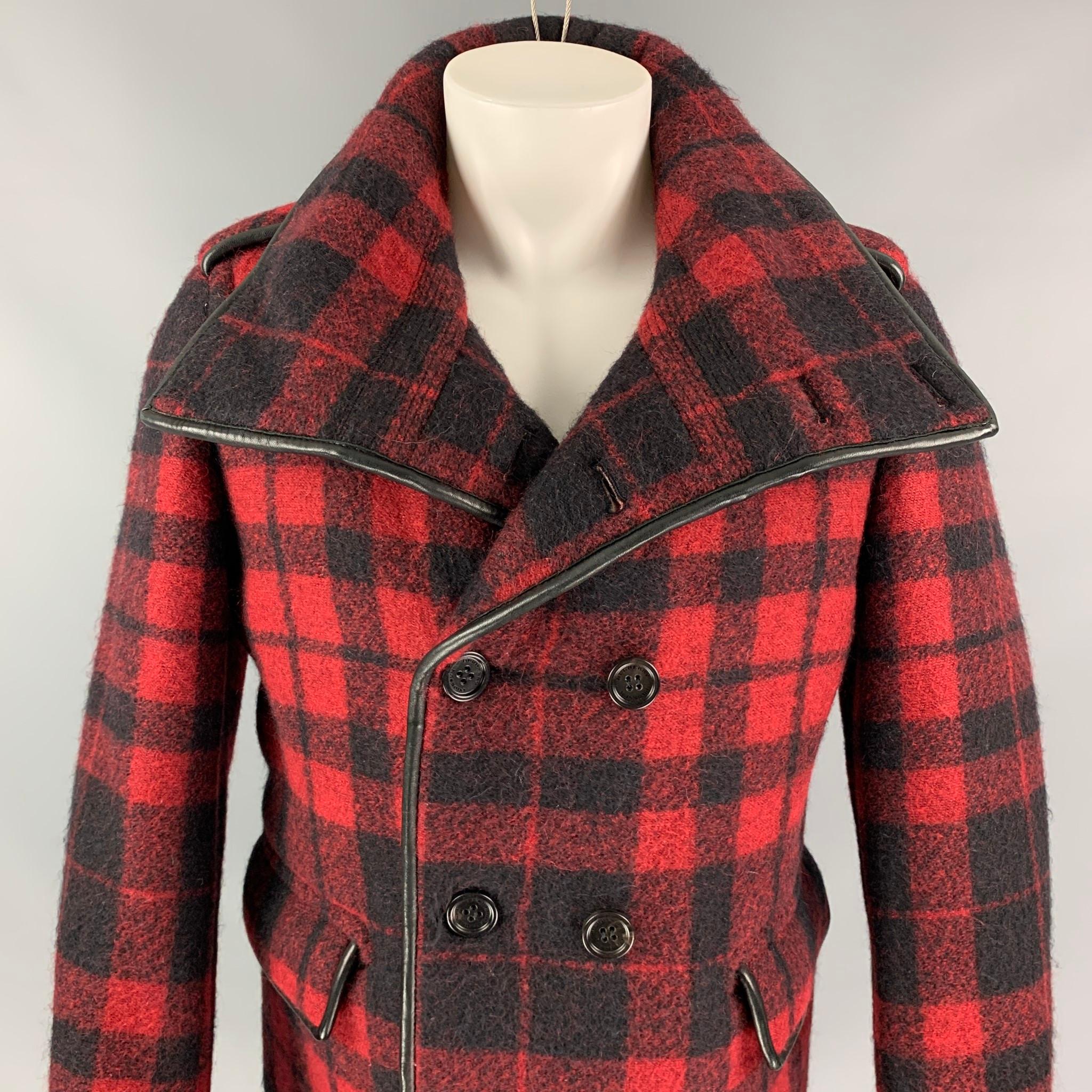 burberry men's plaid coats & jackets