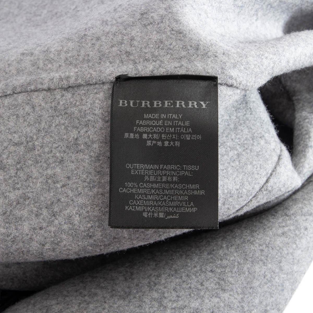 BURBERRY PRORSUM grey cashmere 2014 OVERSIZED Coat Jacket 34 XS For Sale 1