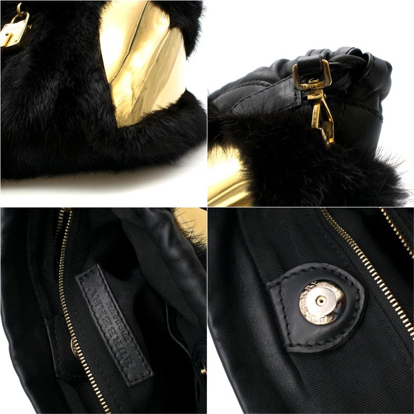 Burberry Prorsum Little Crush Bag in Mink with Metal Heart In Excellent Condition For Sale In London, GB
